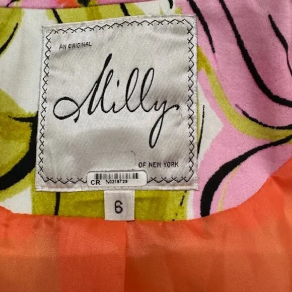 Milly Size six Floral Print Jacket - Picture 9 of 10
